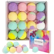 Bath Bombs for Women, Present Birthday Gifts Set, 16 Colorful &Scent, Natural...