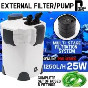Aquarium External Canister Filter Pump Aqua Fish Tank Pond Pump 1250 L/H