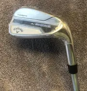 New Callaway Ai Smoke Paradym 46° A Wedge, RH, R-Flex Elevate MPH 95 Steel Shaft