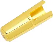 ibasenice Saxophone Cap Alto Sax Mouthpiece Cap Alto Saxophone Saxophone Accessories Instrument Covers Sax Mouthpiece Saxophone Covers Caps Sax Parts Brass Golden