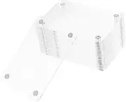 HYTROVE 12pcs Double-sided Acrylic Photo Frames Mini Magnet Picture Holders for Refrigerator Display