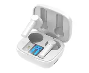 TWS-LB8 Bluetooth-compatible Headset Semi-in Ear Touch Control ABS Music Phone Call Earphone for Sports