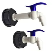 IBC S60x6 Water Storage Tank Tap with DN50 Butterfly Valve Short Version