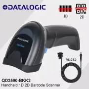 Datalogic QuickScan QD2590-BKK2 Handheld RS232 Barcode Scanner 1D 2D Code Image