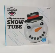 BIGMOUTH INC silly snowman XL Inflatable Snow Tube Sled 3 Feet Wide