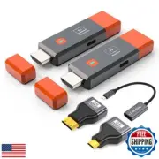 Wireless HDMI Transmitter and Receiver, Portable 2.4G/5G Wireless HDMI Extend
