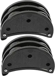 DRESSOOS Foot Tambourine for Adults Church Dance Metal Plastic Versatile Percussion Instrument 2pcs