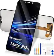 Reparo for Huawei Mate 20 Lite Screen Replacement for Huawei Mate 20 Lite SNE-LX1, SNE-LX2, SNE-LX3 LCD Display Touch Screen Glass Replacement Digitizer Assembly with Tools (Black)