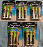 Chapstick Lip Balm Lot Of 15 Tropical Paradise Coconut Key Lime Mango