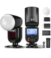 NEEWER Z1-S TTL Round Head Flash Speedlite for Sony with Magnetic Dome Diffuser