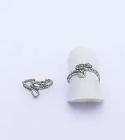 Adjustable Silver Snake Toe Ring - 170C3