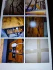 C End Table with Charging Ports and Cord For Devices