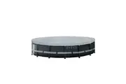 Intex 5.49M Deluxe Round Above Ground Outdoor Pool UV Protective Cover Set