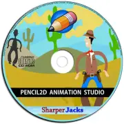 NEW & Fast Ship! Pencil2D 2D Modeling & Animation Studio Software - Mac Disc