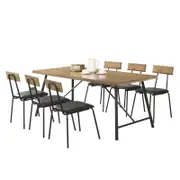 Owen 6 Seater 1.6m Dining Table Set