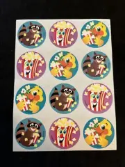 Vintage Trend Scratch & Sniff Glossy POPCORN Sticker Sheet