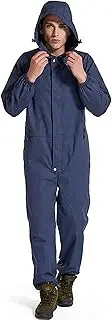 [KFJZGZZ] Metal Fiber Single Layer Radiation Protective Coverall, Electromagnetic Radiation Protective Workwear Suit (Size : Large)