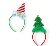 Christmas Headbands for Christmas Party Favors Women Girls Kids