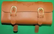Bicycle/Scooter "HANDLEBAR BAG" Brown Bicycle Seat Tool Bag, Size 21cmx9.5cmx6cm