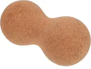 Baluue 1pc Massage Double Ball Peanut Massage Therapy Massage Balls Trigger Point Ball Hand Massage Roller Peanut Foot Massager Fitness Exercise Ball Muscle Roller Ball Neck Massager Cork