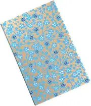 Shogado Yuzen Shuin Book TONE1 23257, Large Size, Bellows Type, Goshuin Book, Gold, Kyo-Yuzen Paper, Japanese Pattern, Floral Pattern, Kyoto Made in Japan