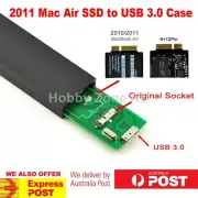2011 MacBook Air Pro 6+12 Pins SSD to USB 3.0 Converter Adapter External Case
