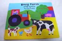在飛比找Yahoo!奇摩拍賣優惠-【彩虹小館】P2英文童書~Busy Farm POP-UP 