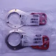 (11) ABUS 93201B H702 SAFETY HASP 1.5 INCH WITHOUT TABS - RED