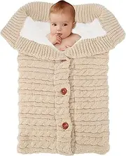 Newborn Baby Swaddle Blanket Fleece Stroller Wrap Nap Blanket Plus Velvet,Baby Kids Toddler Thick Knit Soft Warm Blanket Swaddle Sleeping Bag Sleep Sack Stroller