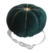 Wrist Pin Cushion Wristband Sewing Pincushion Polyester Pin Holder, Green