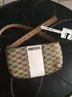 NWT Michael Kors MK Signature Belt Wallet Waist Bag Size L/XL
