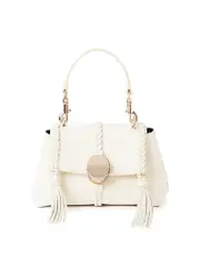 Chloé Penelope Mini Soft Shoulder Bag in Misty Ivory