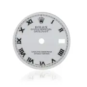 Rolex DateJust 26MM White Authentic Factory 18KT White Gold Roman Numeral Watch