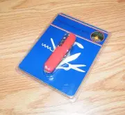Unbranded / Generic 3" (inch) 7 Function Red Pocket Knife Only **NEW-READ**