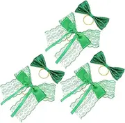 OFFIGAM Decorative Bow Ties for Wine Bottles 6pcs Patrick's Day Party Bottles Decorations