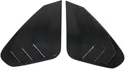 Compatible For Toyota RAV4 2020 2021 2022 2023 2024 Rear Window Side Ventilation Louver ABS Material With Shiny Black Carbon Fiber Pattern(13802)