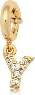 [Little Words Project] Initial Charm, Y, Customizable Charm for Bracelets, Necklaces, Keychains & More