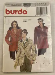 Burda 3923 Vintage 80s Sewing Pattern Multisite Women's Lined Jackets - Sealed
