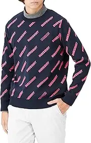 Jack Bunny(ジャックバニー) 262-3270839 Men's Crew Neck Knit (Elastic/Flexible) / Golf