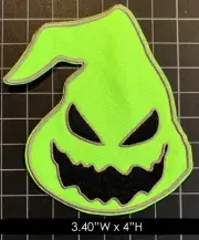 Nightmare Before Christmas: Oogie Boogie Face (Large) Embroidered Iron On Patch