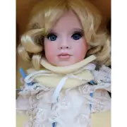 Porcelain Doll Victorian Arial KAIS 21" Authenticity Papers Box Tags