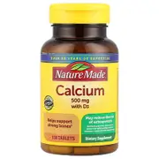 Nature Made, Calcium with D3, 130 Tablets