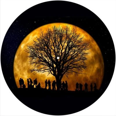 Slipmat Scratch Pad Felt for 12" Turntable LP DJ Record Player MOON GATHERING