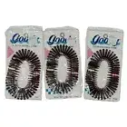 3 Vintage 1989 Goody Nylon Flexible Comb Headband Ponytail Chignon Hair Clip Lot