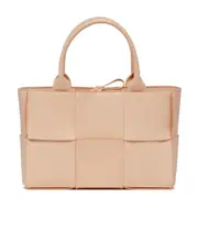 small Arco leather tote bag One size macaron color