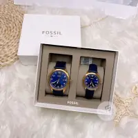 在飛比找蝦皮購物優惠-美國代購🇺🇸台灣現貨  FOSSIL 情侶對錶  BQ247