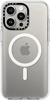 [CASETiFY] Clear iPhone 15 Pro Max Case [Not Yellowing / 6.6 ft. 3X Military Grade Drop Protection/Compatible with Magsafe] - Clear