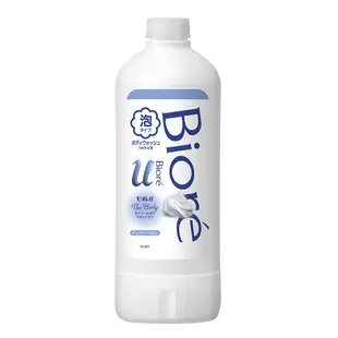 Biore 蜜妮高彈潤沐浴慕絲清新皂香 補充瓶450ML