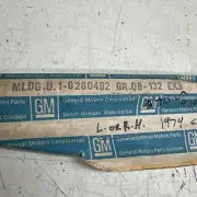 GM 6260492 GR.08-132 EK3 LH or RH Grille Extension 1974 Chevy Caprice NOS