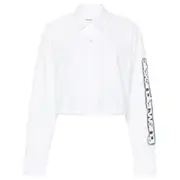 [T By Alexander Wang] 光環印花短版紐扣襯衫